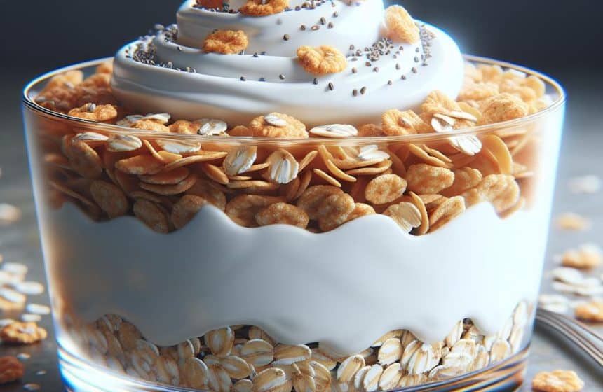 Petit Délice Protéiné au Skyr et Flocons d’Avoine