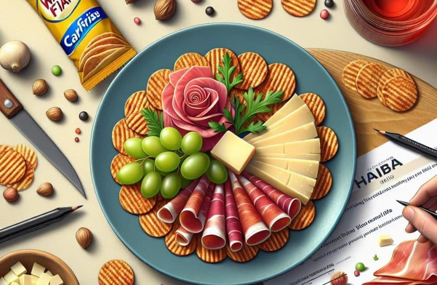 Tartines Wasa Fibre au Carré Frais et Jambon Serrano