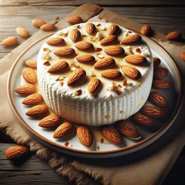 Fromage Blanc aux Amandes Grillées