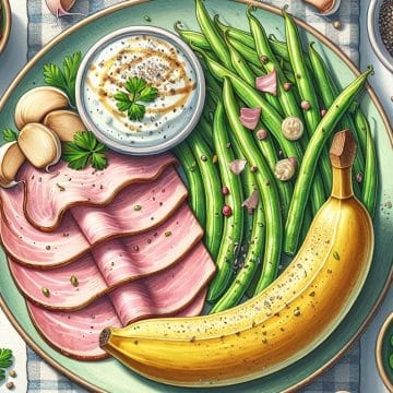 Délice de Jambon et Haricots Verts au Skyr et Banane