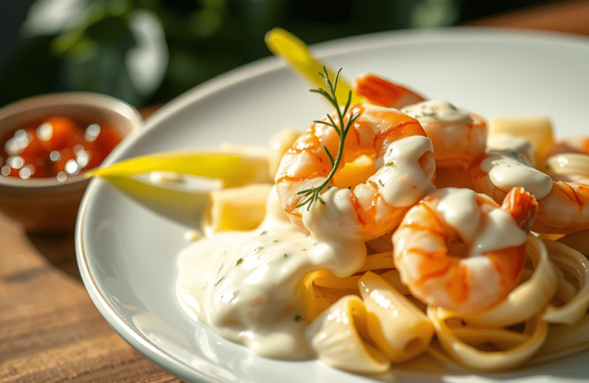 Endives aux Crevettes et Sauce Citron-Moutarde