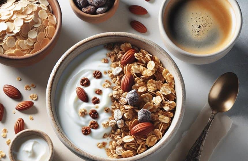 Délice Matinal au Skyr et Granola Allégé