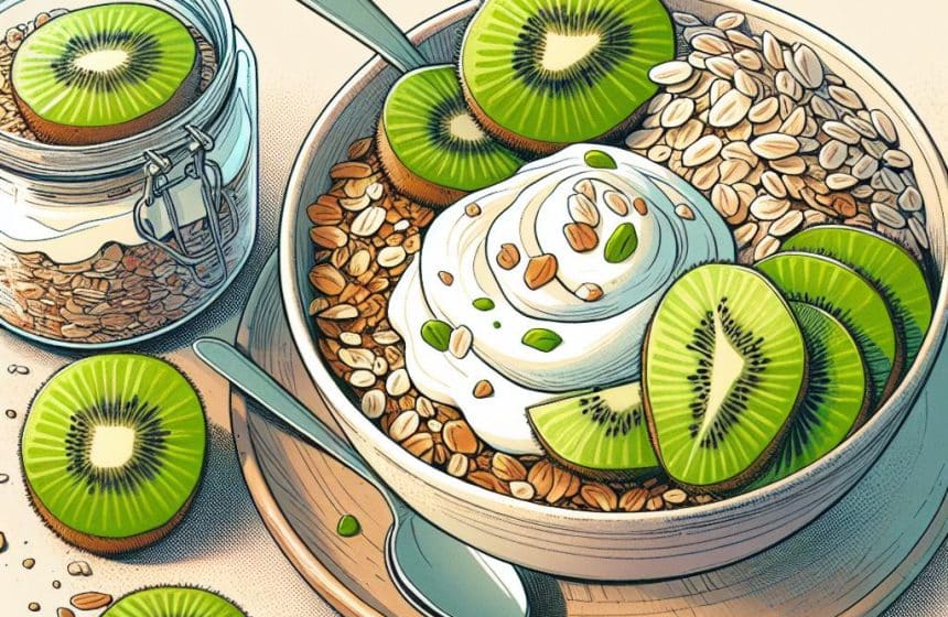 Petit Délice Matinal au Kiwi et Müesli