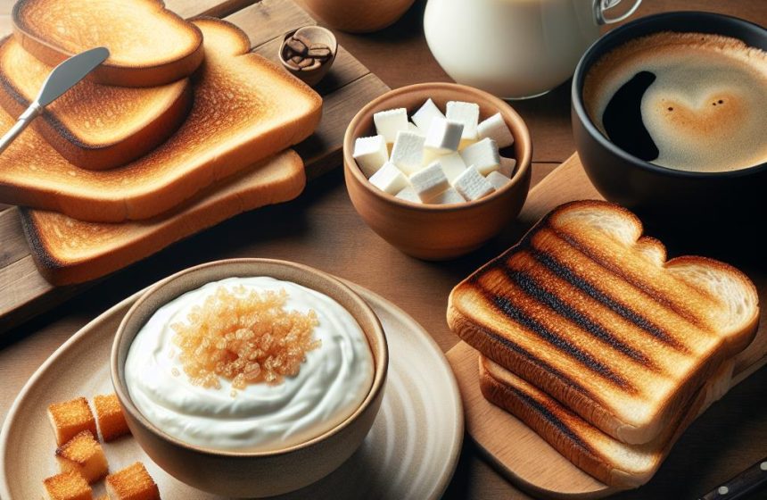 Petit Délice Équilibré au Skyr et Pain Grillé