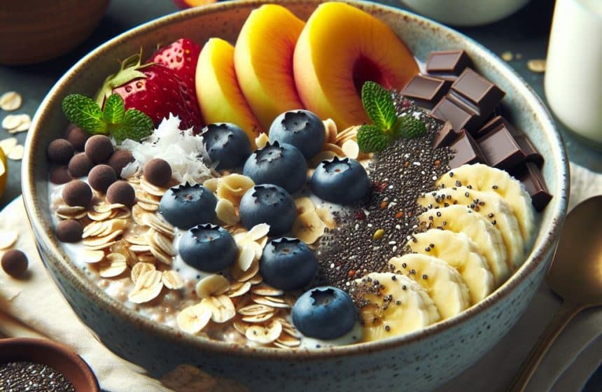 Délice Matinal aux Fruits et Chocolat