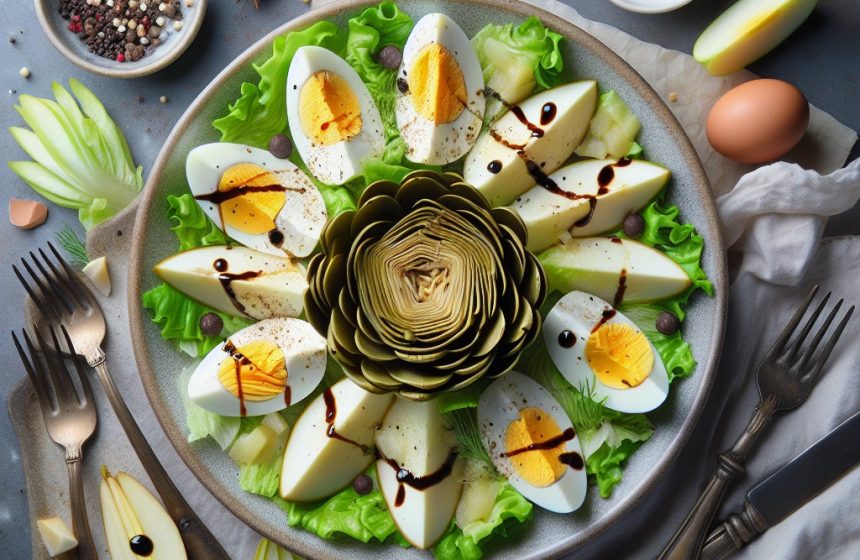 Salade Gourmande à l&rsquo;Artichaut et Œufs Durs
