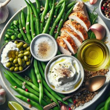 Délice de Poulet aux Haricots Verts et Yaourt Grec