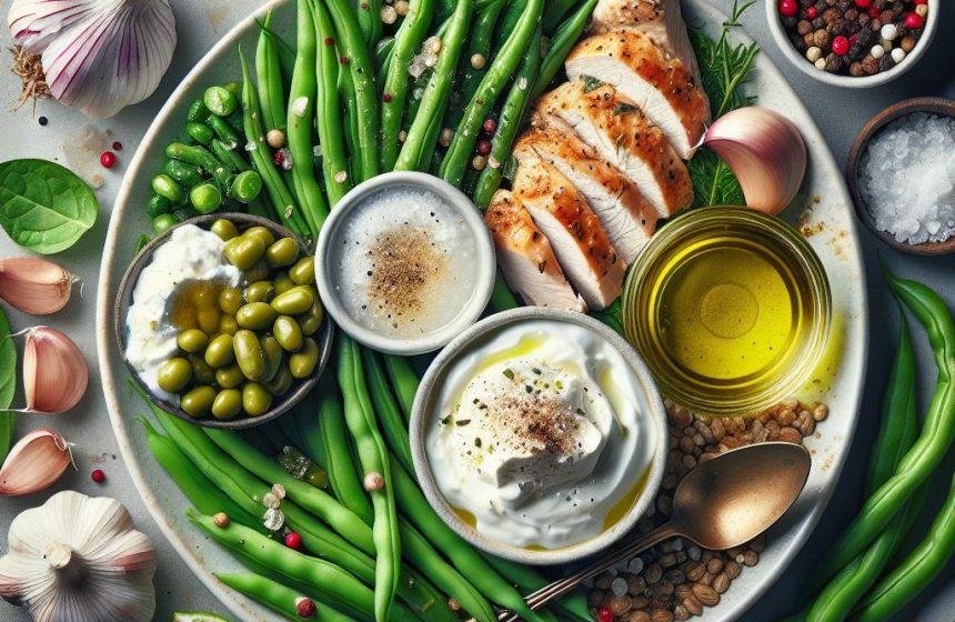 Délice de Poulet aux Haricots Verts et Yaourt Grec