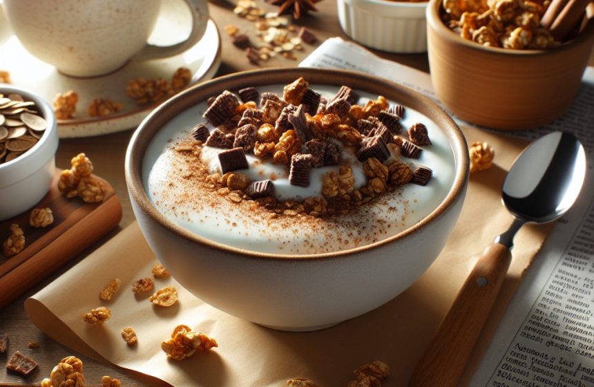 Délice Matinal au Granola Protéiné et Skyr Vanille