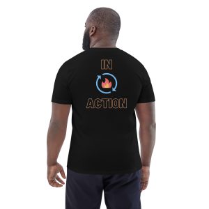 T-shirt unisexe en coton biologique "In Action"