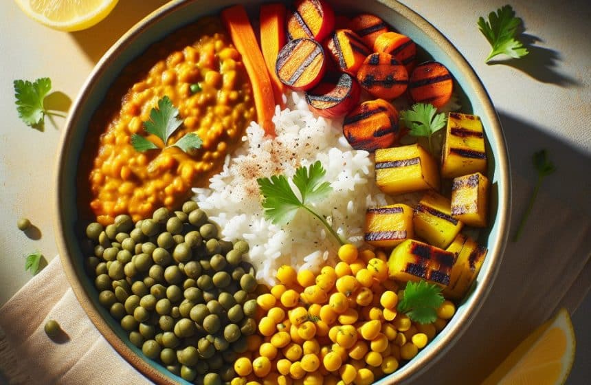 Buddha Bowl Tikka aux Saveurs Équilibrées