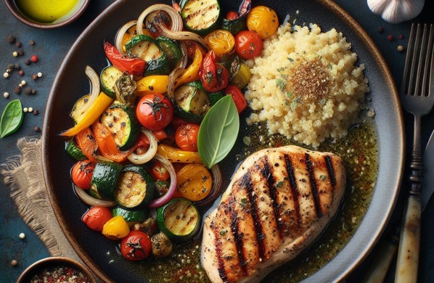 Délice de Poulet à la Ratatouille Provençale
