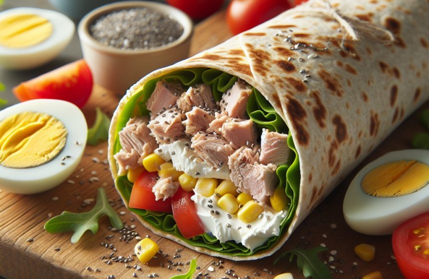 Wrap Santé au Thon et Fromage Blanc