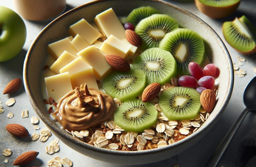 Bowl de Fromage Frais aux Kiwis et Crousti Avoine