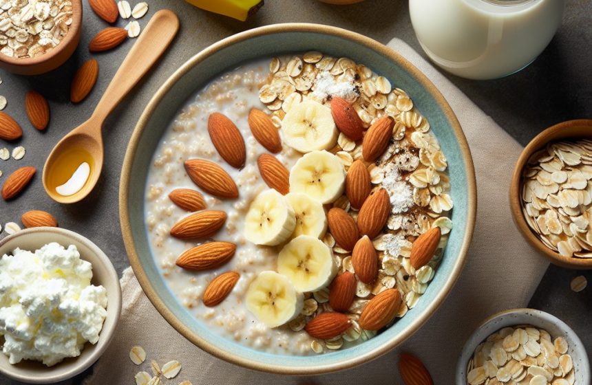 Porridge Gourmand à la Banane et Beurre d&rsquo;Amandes