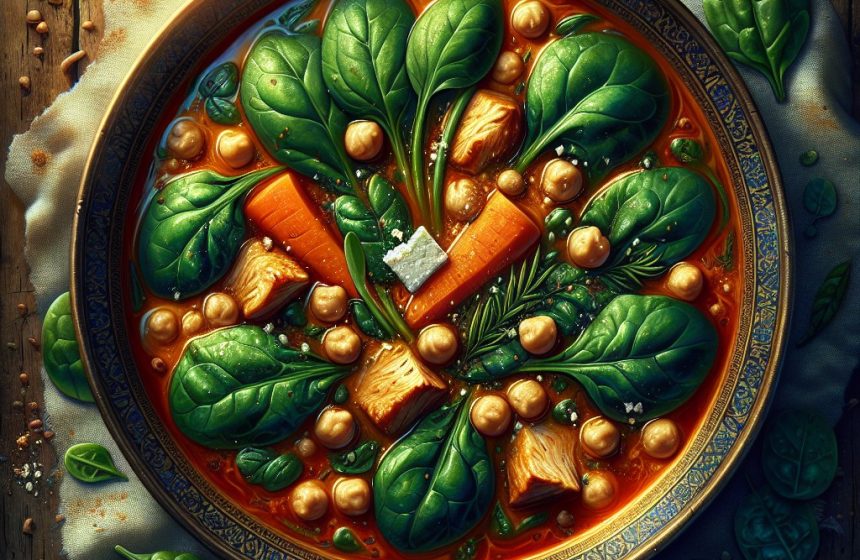 Soupe Orientale au Poulet et Légumes