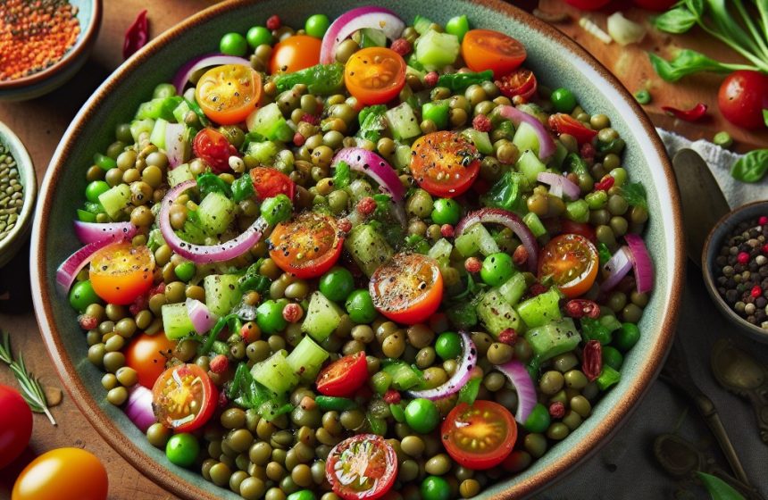 Salade de Lentilles Méditerranéenne