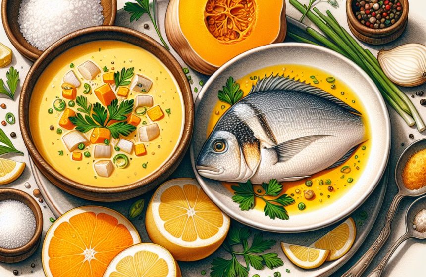 Délice Marin et Velouté de Butternut