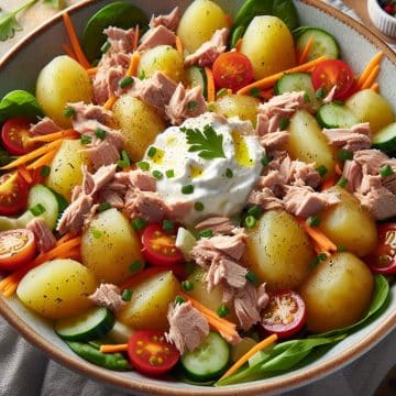 Salade de Thon Méditerranéenne aux Pommes de Terre