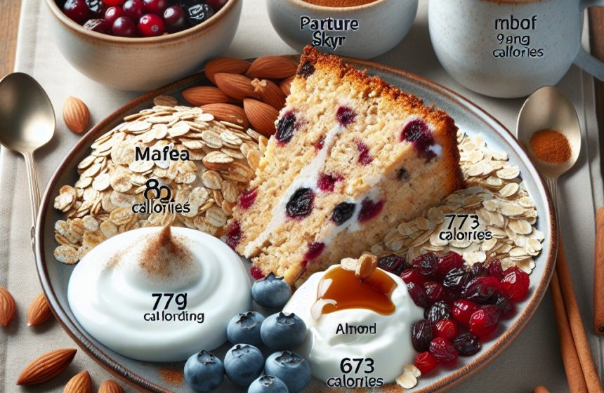 Gâteau Énergie Matinale aux Flocons d&rsquo;Avoine et Skyr