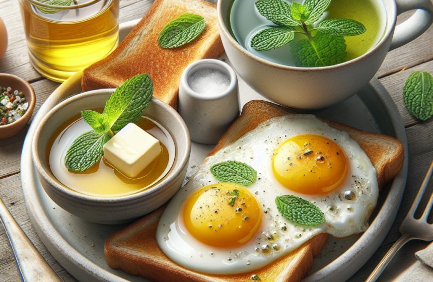 Délice Matinal Œufs et Menthe