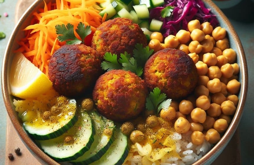Buddha Bowl Falafel Curry