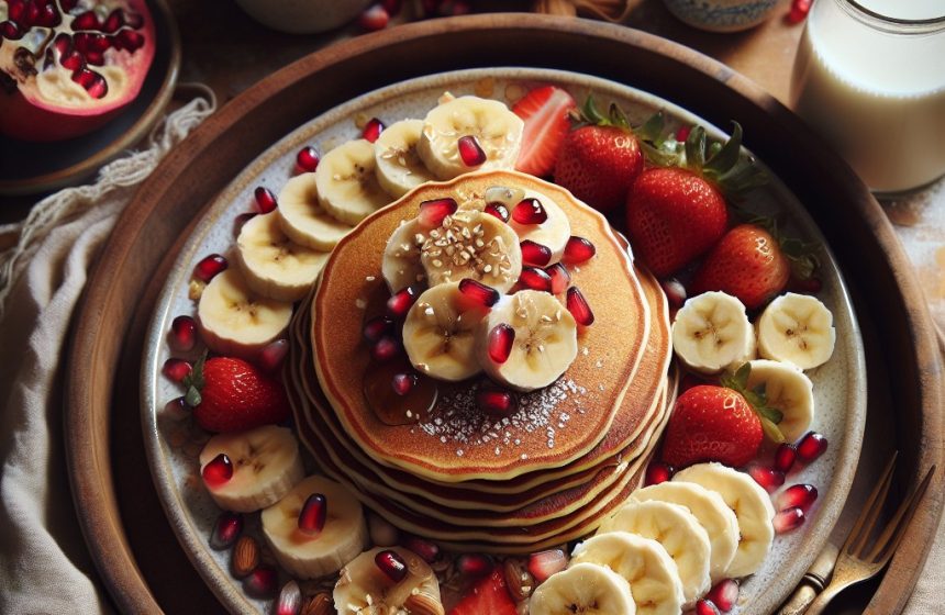 Crêpes Gourmandes au Lin et Coco avec Fruits de Saison
