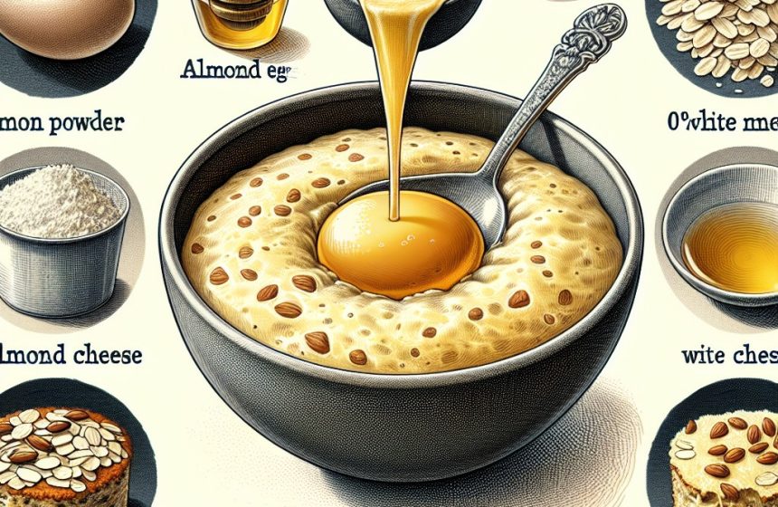 Bowlcake Nutritif aux Amandes et Flocons d&rsquo;Avoine