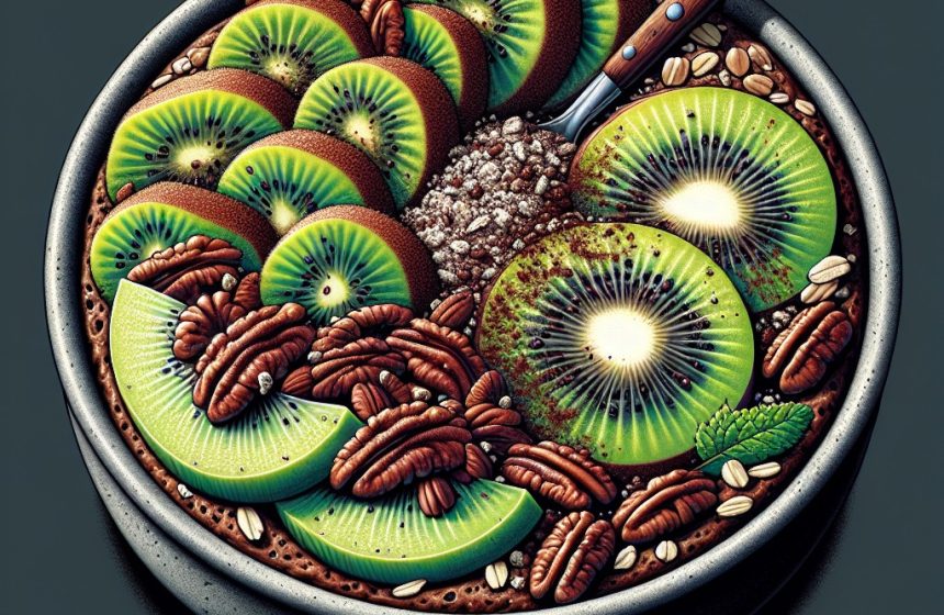 Bol Cake Énergisant au Kiwi et Noix de Pécan
