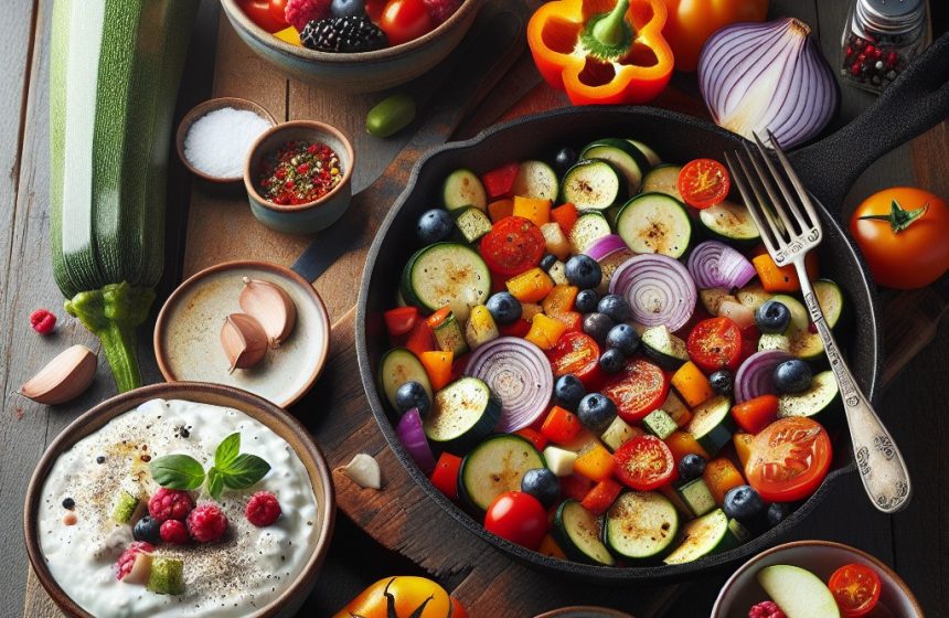 Délice Méditerranéen au Skyr et Fruits Frais