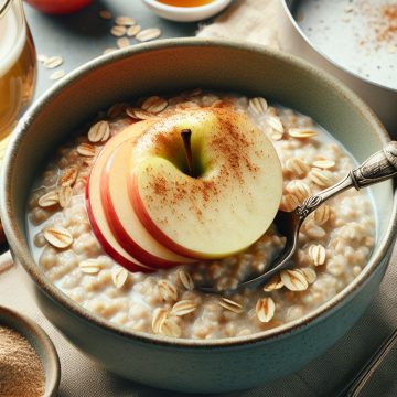 Délice Matinal aux Flocons d’Avoine et Pomme