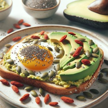 Omelette Nutritive à l’Avocat et Graines