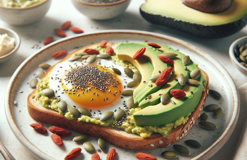 Omelette Nutritive à l&rsquo;Avocat et Graines
