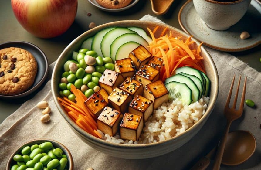 Poke Bowl Veggie au Tofu et Gourmandises