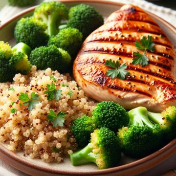 Escalope de Poulet aux Brocolis et Quinoa