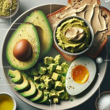 Délice Matinal à l’Avocat et Houmous