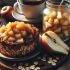 Cake aux Flocons d’Avoine et Compote Maison avec Poire et Café