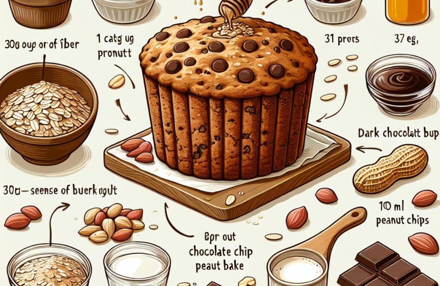 Gâteau Avoine Peanut Pépites de Chocolat