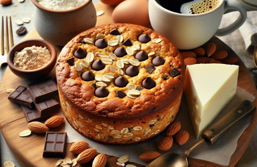 Gâteau Avoine Peanut Pépites de Chocolat et Fromage Blanc Gourmand