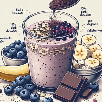 Délice Matinal aux Baies et Chocolat