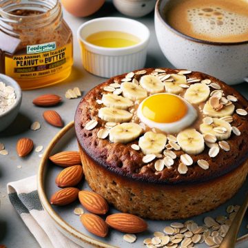 Bowl Cake Énergisant aux Saveurs d’Amlou et Beurre de Cacahuète
