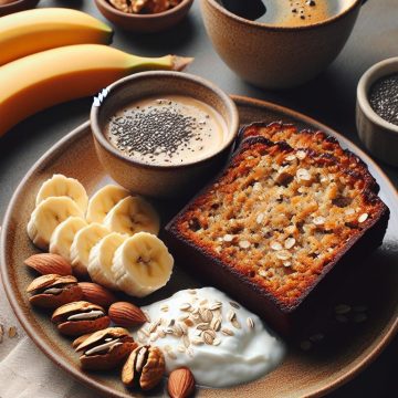 Banana Bread à l’Avoine et Café Réconfortant