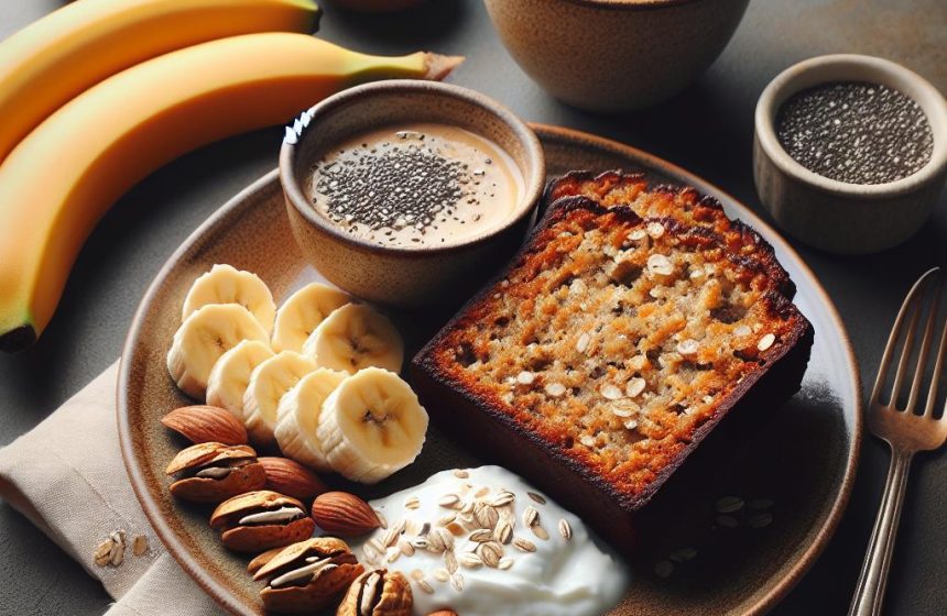 Banana Bread à l’Avoine et Café Réconfortant