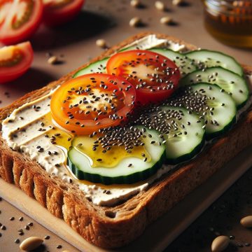 Tartine Énergisante au Fromage de Soja