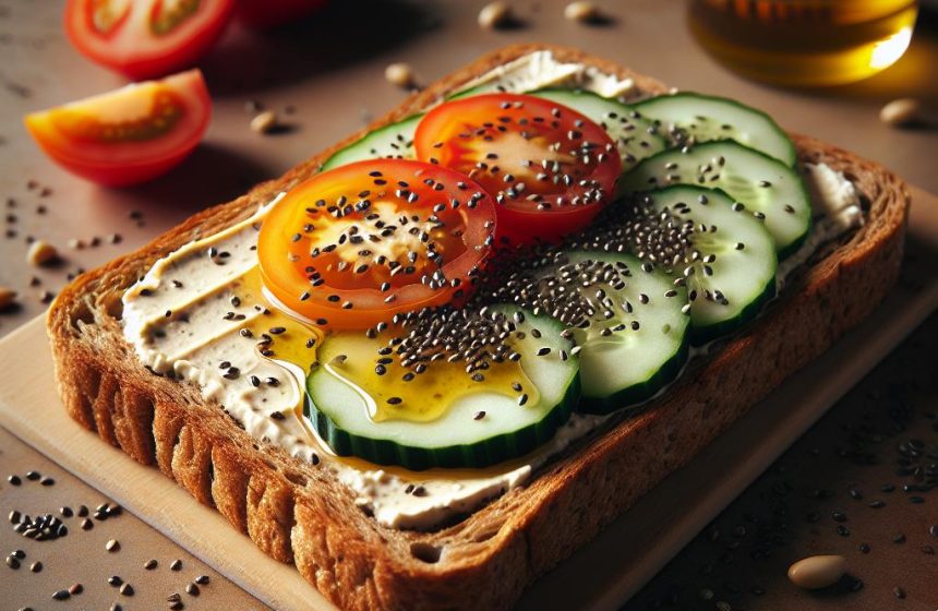 Tartine Énergisante au Fromage de Soja