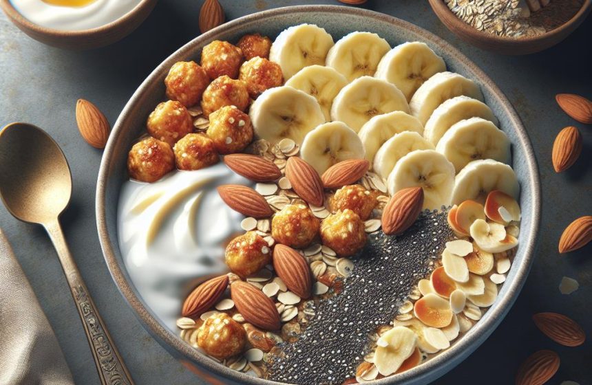 Bouchées Énergétiques à l’Avoine, Amandes et Noix de Coco