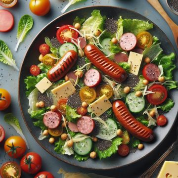 Salade Gourmande aux Pois Chiches et Crottin