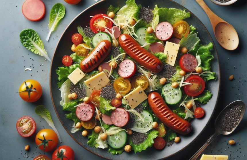 Salade Gourmande aux Pois Chiches et Crottin