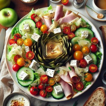 Salade Fraîcheur à l’Artichaut et Fromage de Chèvre
