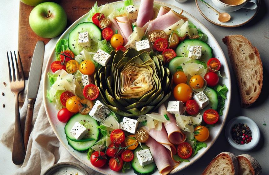 Salade Fraîcheur à l&rsquo;Artichaut et Fromage de Chèvre